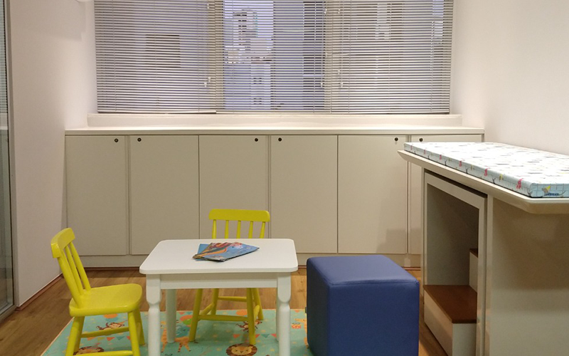 Ambiente lúdico para atendimento infantil